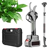 Sunseota Ausziehbare Baumschere，Akku-Elektro-Gartenschere, Baumschere Für Die Gartenarbeit Wiederaufladbarer Outdoor-Astschneider Mit Lithiumbatterie Und Verlängerungsstange,1*Battery