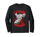 Motocross Motorcross Jungen und Mädchen Cross Geschenkidee Langarmshirt