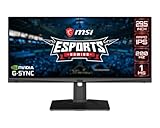 MSI Optix MAG301RF 30-Zoll-WFHD-Gaming-Monitor — Rapid IPS 2560 x 1080, 200 Hz/1 ms, G-SYNC-kompatibel, HDR-fähig, HDMI 2.0b, DP 1,2a, schwarz