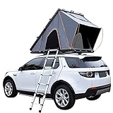 Hartschalen-Dachzelt mit Leiter, wasserdicht und atmungsaktiv, großer Platz für Camping auf SUVs, LKWs und Vans