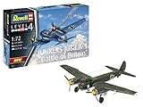 Revell RV04972 04972 Junkers Ju88 A-1 Battle of Britain, Flugzeugmodellbausatz 1:72, 20,1 cm originalgetreuer Modellbausatz für Fortgeschrittene, unlackiert