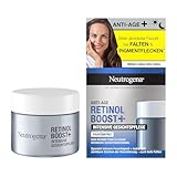 Neutrogena Retinol Boost+ Intensive Gesichtspflege, reichhaltige Anti Aging Gesichtscreme mit reinem Retinol, Feuchtigkeitscreme für glattere, gepflegte Haut, mildert Pigmentflecken (50 ml)