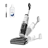 Tineco Floor One Stretch S6 Nass Trockensauger, 180°-Flachdesign Saugwischer 13cm Liegehöhe, 85°C 5min FlashDry Selbstreinigung, 3-Seitige Kantenreinigung 40min Laufzeit Reinigung unter tiefen Möbeln