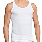 Schiesser® 4er - Pack Herren Unterhemden, Achselhemden, Tank Top, Weiß, Gr. 5, 6, 7, 8, 9, Neu (7 / (XL))