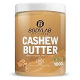 Bodylab24 100% Cashew Butter 1000g / Cashewbutter ohne Zusatzstoffe / aus gerösteten Cashewkernen