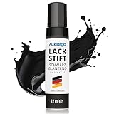 LICARGO® Lackstift Schwarz Glänzend - hohe Deckkraft - zur Ausbesserung von Steinschlägen und Kratzern - Auto Lackstift Auto schwarz - eine Anwendung genügt - 12ml