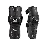 O'NEAL Knieprotektor | Tyrant MX Knee Guard Knieschoner MTB & MX I MX Enduro Motocross I Knieschützer für Knie, Schienbein & Oberschenkel I Schwarz I Größe L/XL