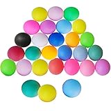 mengger Tischtennisbälle Training Tischtennis Ball 30 Stück Mischfarben Tischtenni-Bälle Tischtennis-Set Dedicated Bälle Trainings Ping Pong-Bälles
