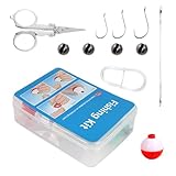 Angelset Für Seen,Köder & Zubehör Set | Multifunktion Komplettset für Vater Ehemann Männer Barsch Forelle Wels Fluss See Camping