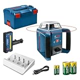 Bosch Professional Rotationslaser GRL 400 H (Ein-Knopf-Bedienfeld, max. Arbeitsbereich: 400 m, in Handwerkerkoffer)