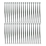 36 Stück Pfahlarm, 30 cm, Gartenstecker, erweiterbar, Rankgitter, Verbindungsstück für Pflanzenstecker im Tomatenkäfig