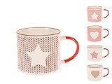 H&H 8434965 Jumbo-Tasse Crochet, New Bone China, Cc 470