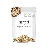 Strp'd Erdmandelflocken (400 g) | Gesunde Alternative Frühstückscerealien | Glutenfreie, nussfreie und getreidefreie Alternative zu Haferflocken | Ballaststoffreich | Vegan | Paläo | Natürlich süß