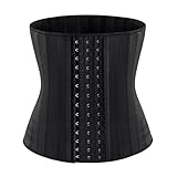 LYHYDMA Postpartum belly wrap 30cm Latex Taille Trainer 25 Stahl Knochen Frauen Binder Und Shapers Korsett Modellierung Gurt Body(L)