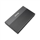 Nuwo Externe Festplatte 2,5 Zoll 500 GB Ultra Slim Portable USB 3.0 SATA HDD Speicher für PC, Macbook, PS4, PS5, Xbox Series, Wii u, TV (schwarz)