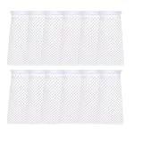 Hxhsgmeh 12er-Pack 4-Filtersocke mit Wabenmuster-Design für Aquariumsump im Salzwasser-Aquarium