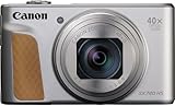 Canon PowerShot SX740 HS Lite Edition Digitalkamera (20,3 MP, 40-Fach optischer Zoom, 7,5cm (3 Zoll) Display, DIGIC 8, 4K Ultra HD, HDMI, WLAN, Bluetooth, Blendenautomatik, Zeitautomatik), Silber