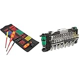 Wera 05006617001 Kraftform Kompakt VDE Big Pack 1, 26-teilig & 05056490001 Bit-Sortiment, Tool-Check PLUS, metrisch, (39 Stück)1er Pack