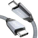 USB C auf USB C Kabel Kurz 50cm, 20Gbps 100W 240W USB C 3.2 Gen2x2 Datenkabel PD 3.1 EPR Schnelllade, 4K@144Hz 2K@240Hz USB C Monitor Kabel für Laptop, Handy, Tablet, SSD, Power Bank, Steam Deck