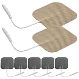 CALLARON 8 Selbstklebende Massagepads aus Vliesstoff Wiederverwendbare Tragbare Professionelle Muskelstimulationspads für Körpermassage Hautfreundlich und Flexibel