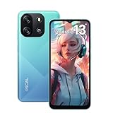 OSCAL Smartphone ohne Vertrag, Android 7GB RAM, 256GB Erweiterung, 6,5 Zoll HD Display, Handy mit System, 5080mAh, 12MP, 3 Kartensteckplätze, 5G Wi-Fi BT5,0 OTG