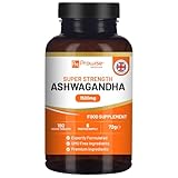 Ashwagandha 1500 mg 180 vegane Tabletten | 6-Monats-Vorrat | Reiner Wurzelextrakt | Ashwagandha-Nahrungsergänzung | Hergestellt in Großbritannien von Prowise Healthcare