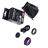 Phone Lens Clip Weitwinkel Makroobjektiv für Smartphones Optisches Kompatibel mit Schwarz