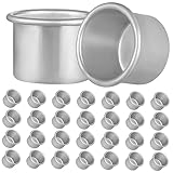 Healifty 30Stücke Aluminium Kerzenhalter für Stabkerzen Dekorative Kerzengläser für Hochzeiten Partys und Tischdekorationen und Vielseitig Einsetzbar