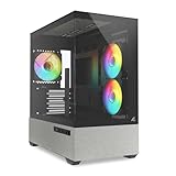 Sharkoon MK7 schwarz, mATX PC Gehäuse, ARGB