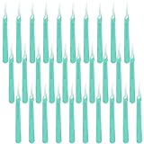 30 Stücke Sterile Skalpell, Einweg Kunststoff, Chirurgische Skalpellmesser mit Schutzkappe, Einmalskalpell Nr.10 aus rostfreiem Edelstahl, Einzeln Verpackt, Einzeln verpackte Skalpelle