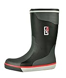 crazy4sailing Damen Herren Segelstiefel Gummistiefel, Schwarz, 42 EU