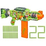 Nerf Zombie Corrupter Dart Blaster, 22 Nerf Elite-Darts, 18 Dart-Clip, Dartaufbewahrung, Bolt Action, Outdoor-Spiele, ab 8 Jahren