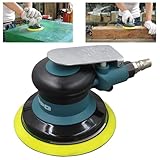 LHQYA 5-Zoll-Druckluftschleifer, Pneumatischer Steinpolierer, Chassis: Φ125 Mm/Geschwindigkeit: 10000 U/min/Arbeitsluftdruck: 0,6–0,8 MPa/Lufteinlass: 1/4 Zoll, Für Stein