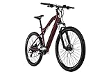 Adore Alu MTB Pedelec 27,5' Enforce E-Bike Rot 250 Watt Li-Ion 36V/14 Ah/504 Wh 24 Gänge