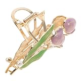VICASKY Tulpe Haarschneidemaschine Tulpe Haarkrallen Clips Große Klauenhaarspangen Clips Für Friseure Legierung Violett