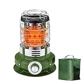 Außenheizung – Elektrischer und Gas-Terrassenheizer, einstellbare Temperatur | 1500 W Außenheizung, sicheres und wetterfestes Design, kompakt und tragbar, Lösung von C