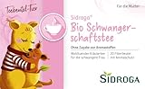 Sidroga Bio Schwangerschaftstee: Kräutertee mit Zitronengras, Melisse, Pfefferminze, Kamille, Karotte, rote Beete und Ingwer, 20 Filterbeutel à 1,5 g