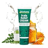 Grahams Natural Kopfhautcreme - Pflege für Kopfhaut, die zu Dermatitis neigt - Spendet Feuchtigkeit bei trockener, juckender & schuppiger Kopfhaut - Mit Manuka-Honig, Calendula & Jojobaöl, 60g