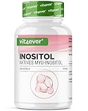 vit4ever Myo-Inositol 1500 mg pro Tag - Hochdosierte 240 vegane Kapseln - Reines Inositol als wichtiger Bestandteil des Zellstoffwechsels - Ohne unnötige Zusätze