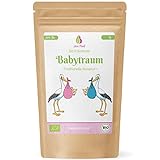 JoviTea® Babytraum Tee BIO Klapperstorch – Traditionelle Rezeptur - spezielle Kräutermischung – aus kontrolliert biologischem Anbau. 100% natürlich und ohne Zusatz von Zucker - 75g