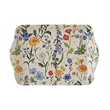 Ulster Weavers Meadow Flower Serviertablett (21 x 14 cm), Küchenzubehör, Teetablett, Tabletts zum Servieren von Lebensmitteln, Blumen-Knietablett, Küchenzubehör