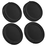 HIAKDOFT Objektivdeckel Teilig Kompatibel mit Nikon Z Serie DSLR Kamera Langlebiger Abs Schutz Schnelles Anbringen Kratzfeste Front und Rückseitenschutzkappen für Professionelle Fotografie