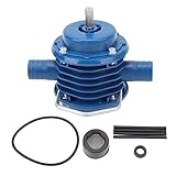 Riuulity Tragbare Selbstansaugende Wasserpumpe, Leistungsstarke Mini-Elektro-Kreiselpumpe für Teiche und Gärten, 390 G