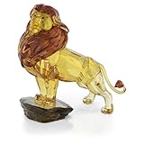 Swarovski The Lion King Mufasa, Fantasievolle Kristallfigur mit Strahlenden Kristallen
