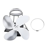 NUMNBE Ofenrohr Ventilator Nicht Elektrisch - Kaminventilator Magnetisch, Wärmeverteiler Für Kaminofen & Kachelofen, Selbstbetriebend, Leise, Wartungsfrei, Einfache Montage, Umweltfreundlich