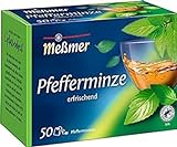 Meßmer Pfefferminze I 50 Teebeutel I Vegan I Glutenfrei I Laktosefrei