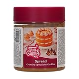 FunCakes Spread Crunchy Speculoos Cookies: Aufstrich Knusprige Spekulatiuskekse, gut zum Schichten zwischen Kuchen, zum Auftragen auf oder in Gebackene Cakes - 250g