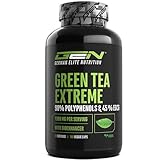 Green Tea Extreme - 180 Kapseln - 1370 mg Grüner Tee Extrakt pro Tagesdosis - 95% Polyphenole & 45% EGCG & Piperin - Laborgeprüfter Grüntee - Hochdosiert - Vegan - German Elite Nutrition