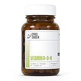 Spacegarden – 90 Kapseln Vitamin D-K-A, 3 in 1 – Vitamin Komplex aus Vitamin D3, Vitamin K2 und Vitamin A – Essenzielle Vitamin D3 K2 für Knochen und Immunsystem