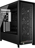 CORSAIR Frame 5000D RS Modulares Hohem Luftstrom Mid-Tower-PC-Gehäuse – 4X Vorinstallierte RS-Lüfter, InfiniRail-Lüfterbefestigungssystem, Kompatibel mit Reverse-Connector-Mainboards – Schwarz